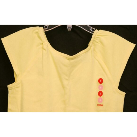 2010 Gymboree Citrus Cooler Yellow Top Shirt sz 6 Pink Lemonade Orange slice NEW - Picture 2 of 5